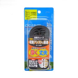 楽々スーパーチューブ 英式 虫ゴム不要タイプ 24×1 3/8 WO 24型 14606