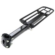 リアキャリヤ CYCLE GEAR アルミ STD ポスト固定型 黒 84020