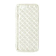 1727IP6SA [iPhone 6/6s用 ダイヤモンドカットTPUソフトケース 端子保護キャップ一体型 ストラップホール付 クリア]
