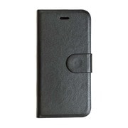 1797IP6SA [iPhone 6/6s用 SLIM FLAT CASE 薄型 手帳型ブックタイプ レザー調 ブラック]