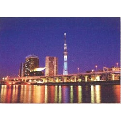 30-782 [JAPANポストカード 隅田川夜景]