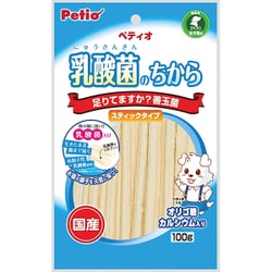 乳酸菌のちから スティックタイプ [犬用 半生 100g  6ヶ月～ おやつ]