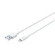 断線に強いフラットケーブル 1.0m ホワイト AL-ACC51W