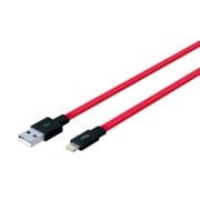 断線に強いフラットケーブル 1.0m レッド AL-ACC51R