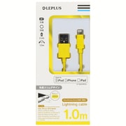 iOS MFi対応 Lightningケーブル 1m イエロー LP-I6SLNC10YE