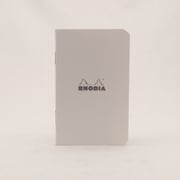ロディア クラシック ホチキス留めノート ミニ 5mm方眼 サイズ（7.5×12cm） ホワイト cf119151