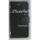 BJSL-IP6BK [iPhone 6用 手帳型ケース カード収納 ストラップ取付ホール付 ブラック]
