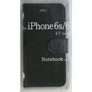 BJSL-IP6BK [iPhone 6用 手帳型ケース カード収納 ストラップ取付ホール付 ブラック]