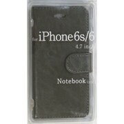 BJSL-IP6GR [iPhone 6用 手帳型ケース カード収納 ストラップ取付ホール付 グレー]