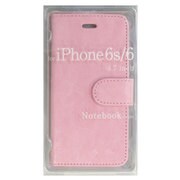 BJSL-IP6BP [iPhone 6用 手帳型ケース カード収納 ストラップ取付ホール付 ベビーピンク]
