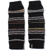 MJAF5461W [MIXED JACQUARD KNIT LEG COVER レディース ブラック]