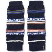 MJAF5461W [MIXED JACQUARD KNIT LEG COVER レディース ネイビー]
