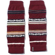 MJAF5461W [MIXED JACQUARD KNIT LEG COVER レディース レッド]