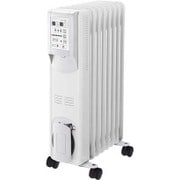マイコン式オイルヒーター Hidamari (ひだまり) 3~8畳 リモコン付 ホワイト OHT-1556WH