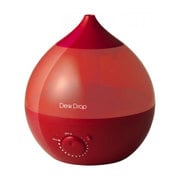 アロマ加湿器(超音波式) Dew Drop M(デュードロップM) 4~6畳 レッド HFT-1510RD