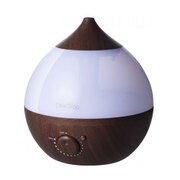 アロマ加湿器(超音波式) Dew Drop M(デュードロップM) 4~6畳 ダークブラウン HFT-1511DB
