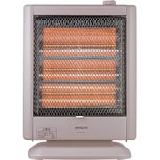 ハロゲンストーブ 横型(3本ヒーター) 1000W 転倒OFFスイッチ HLH-303H