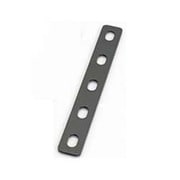 ユニバーサルステー ストレート200mm(2.3mm厚) M10ボルト用/5PLCS スチール製ブラック塗装仕上げ 0900-529-10103