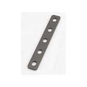 ユニバーサルステー ストレート150mm(2.3mm厚) M8ボルト用/5PLCS スチール製ブラック塗装仕上げ 0900-529-10202