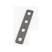 ユニバーサルステー ストレート150mm(2.3mm厚) M10ボルト用/4PLCS スチール製ブラック塗装仕上げ 0900-529-10203