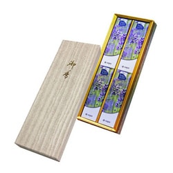 花かおりラベンダー 和装紙箱4入 微煙 ＃5101 [線香]