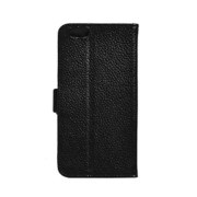 SW-LT1501-BK [iPhone 6s Premium Leather 本革二つ折り横開きタイプ ブラック]
