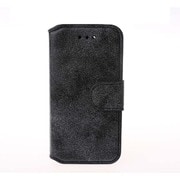 SW-LT1503-BK [iPhone 6s Premium Leather 本革二つ折り横開きオールドタイプ ブラック]