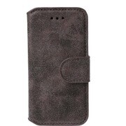 SW-LT1503-DB [iPhone 6s Premium Leather 本革二つ折り横開きオールドタイプ ダークブラウン]