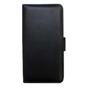 SW-LT1601-BK [iPhone 6s Plus Premium Leather 本革二つ折り横開きタイプ ブラック]