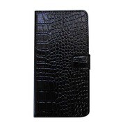SW-LT1602-BK [iPhone 6s Plus Premium Leather 本革二つ折り横開きクロコダイルタイプ ブラック]