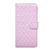 SW-LT1604-PC [iPhone 6s Plus Synthetic Leather エナメルキルティング横開きタイプ ピーチ]
