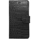 SW-LT1505-BK [iPhone 6s Premium Leather 本革二つ折り横開きプレミアムクロコダイル ブラック]