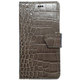 SW-LT1505-BR [iPhone 6s Premium Leather 本革二つ折り横開きプレミアムクロコダイル ブラウン]