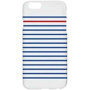 I6S06-15C628-06 [iPhone 6s TOUGT CASE Simple Type Series Stripe Red Point]