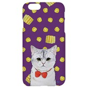 I6S06-15C632-17 [iPhone 6s TOUGT CASE Pomeranian Cat & Corn]