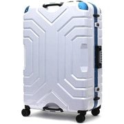 スーツケース グリップマスター 旅行日数目安：1週間以上 148L TSAロック搭載 ヘアラインホワイト/ブルー B5225T-82