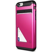 iPhone 6s Lific Mighty Card Defense for iPhone 6 Hot Pink