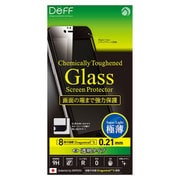 DG-IP6PSG2FBK [iPhone 6 Plus/6s Plus ガラスフィルム 透明クリア 極薄0.21mm ブラック]