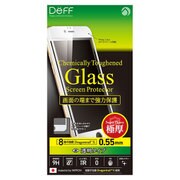DG-IP6SG5FWH [iPhone 6/6s ガラスフィルム 透明クリア 極厚0.55mm ホワイト]