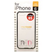 CCi6S-04BK [TPUフレームケース iPhone 6s/6 BK]