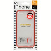 CCi6S-04RD [TPUフレームケース iPhone 6s/6 RD]