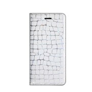 GZ6740iP6S [Hologram Croco Diary iPhone 6/6s WH]
