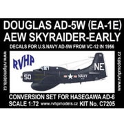 7205 [1/72 レジンパーツコンバージョンセットシリーズ No.5 AD-5W スカイレイダー 米海軍、初期 レジンコンバージョンセットw/デカール ハセガワ AD-6用]