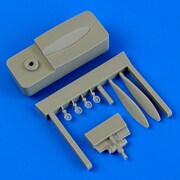QIC72499 [1/72 レジンパーツシリーズ Ⅰ-153 プロペラ 「タイプB」 ジグ付 ICM用]
