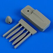 72500 [1/72 レジンパーツシリーズ ディファイアントMk.1用 ロートルプロペラ 「タイプB」 ジグ付 エアーフィックス用]
