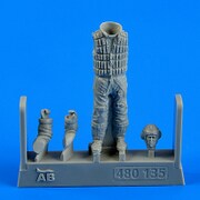ARB480135 [1/48 レジンパーツシリーズ WWII ドイツ空軍パイロットフィギュアw/救命胴衣]