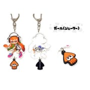 イカす ラバー付 アクリルキーホルダー スプラトゥーン ガール シューター [2017年8月再生産]