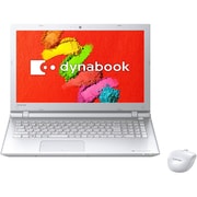 dynabook T45/TWX 15.6型ワイド/Celeron 3215U/HDD 1TB/メモリ 8GB/DVDスーパーマルチドライブ/Windows 10 Home/ハイレゾ音源対応/リュクスホワイト/ヨドバシオリジナルモデル PT45TWX-SWAD