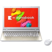 dynabook T45/TGX 15.6型ワイド/Celeron 3215U/HDD 1TB/メモリ 8GB/DVDスーパーマルチドライブ/Windows 10 Home/ハイレゾ音源対応/サテンゴールド/ヨドバシオリジナルモデル PT45TGX-SWAD