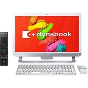 dynabook D51 21.5型ワイド/Celeron 3215U/メモリ4GB/HDD1TB/DVDスーパーマルチドライブ/3波対応ダブルTVチューナー/Windows 10 Home/ハイレゾ音源対応/リュクスホワイト PD51TWP-SWA